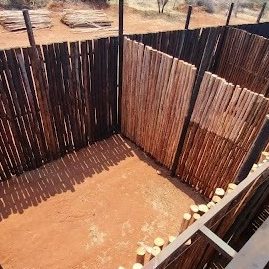 Custom-built outdoor wildlife containment facility for quarantine and holding